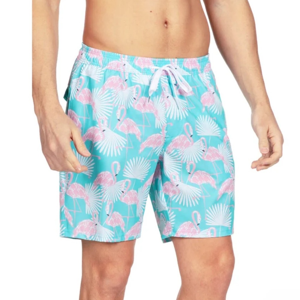 TIPSY ELVES MENS’S XXL FLAMINGO SWIM TRUNKS NWT MENS SWIM #381
